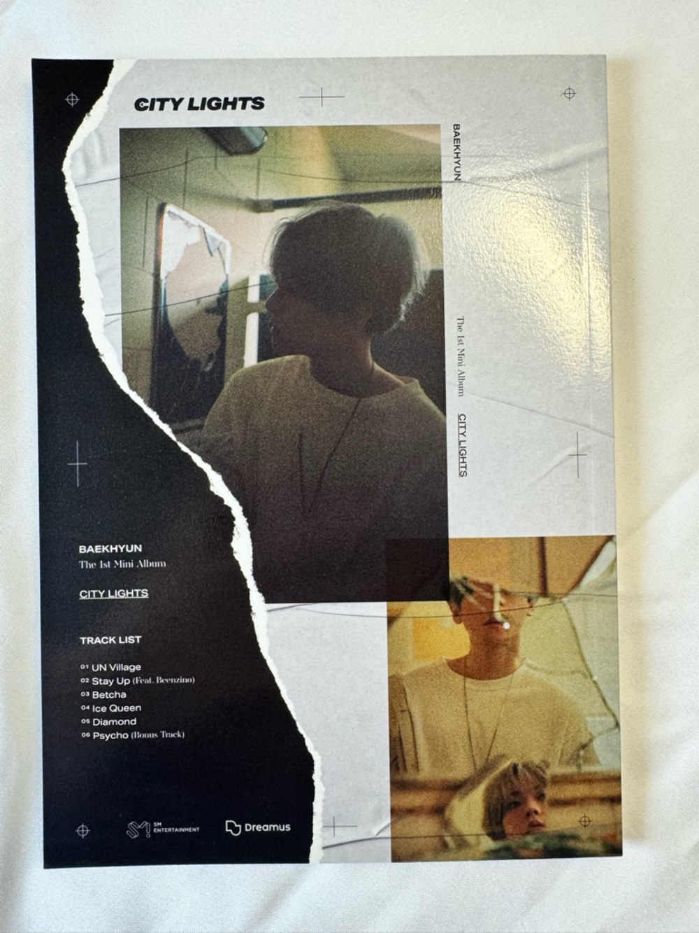 Baekhyun CITY LIGHTS 1st Mini Album CD and Poster - Picture 6 of 16